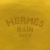 HERMES New Yachting Pouch GM  Pouch Canvas yellow