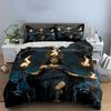 Torch-bearing goddess, black wolves. Bedding sets Duvet cover sets Duvet covers Pillowcases(1 * Duvet Cover 2 * Pillowcases without duvet insert)