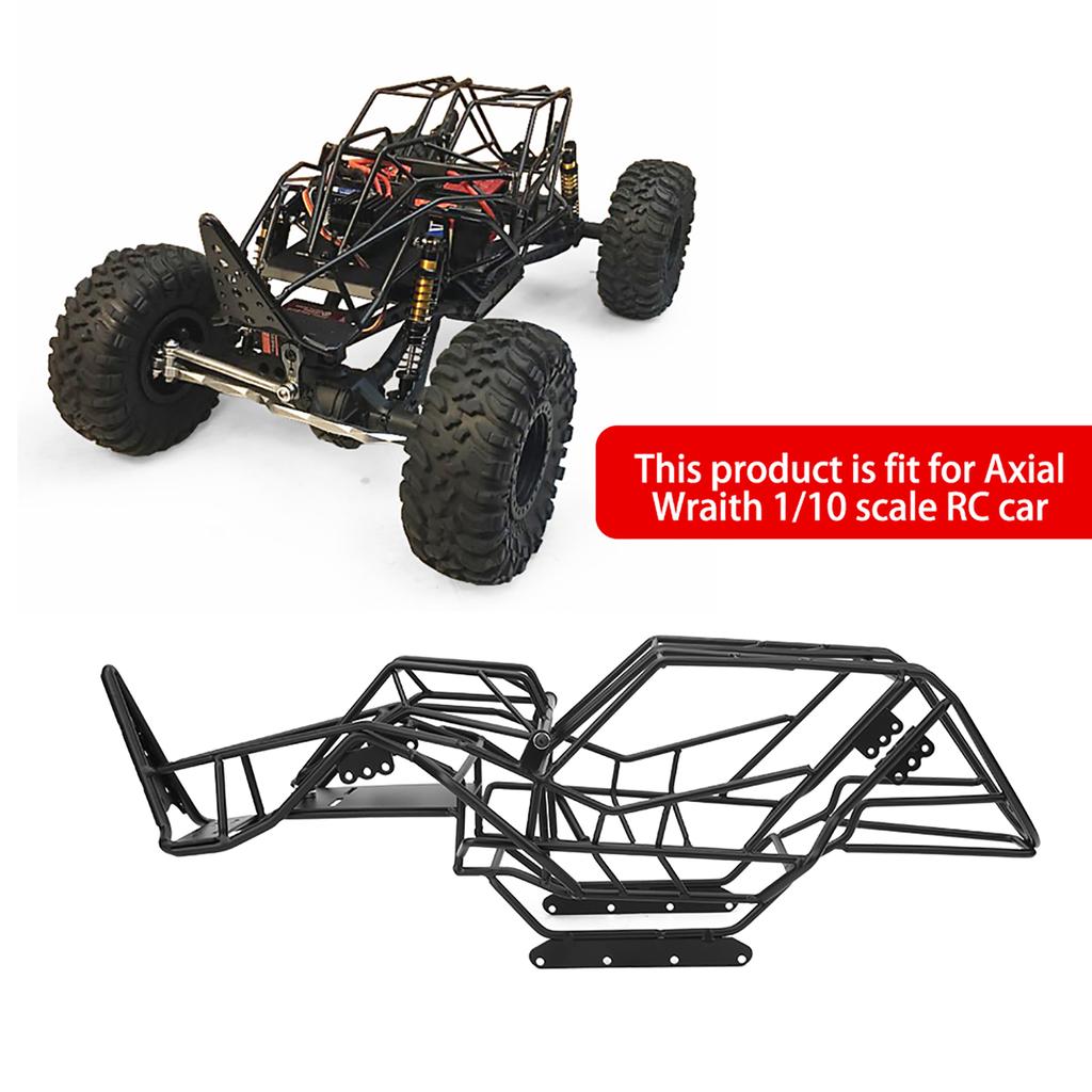 Черная металлическая сварная рама каркаса кузова для Axial Wraith 110 Scale RC CarBlack