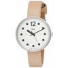 Seiko Watch Riki (Riki) Wristwatch by Riki Watanabe, Public Clock Motif, Made In Japan, AKQK460, Women's, Beige