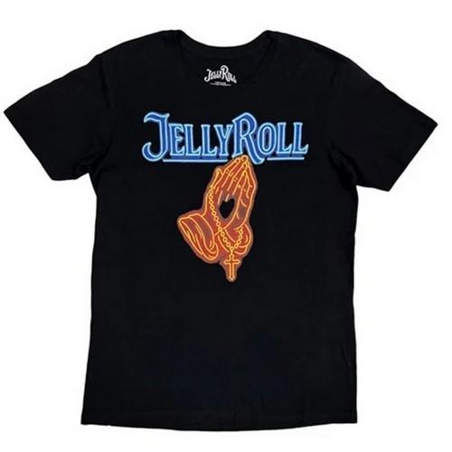 Унисекс футболка Jelly Roll для взрослых с рисунком Череп и Роза