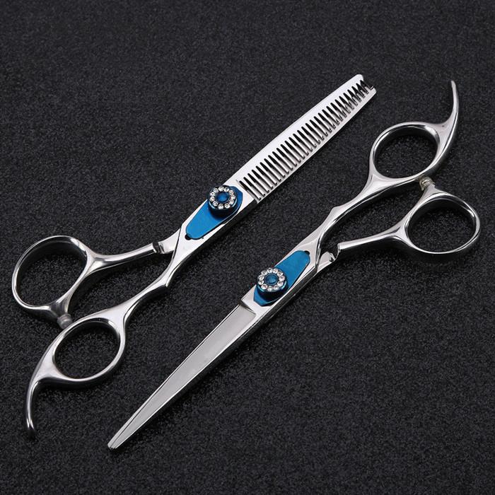 Профессиональные 6-дюймовые ножницы для волос Gem Hair Scissors Haircutting Barber Makas Scisors Hair Cutting Shears Hairdresser Scissors