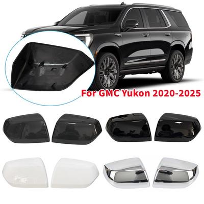 Для Chevy GMC Yukon 2024 2025 Автомобильная сменная накладка на зеркало заднего вида боковое Зеркало крыло Колпачок Внешняя отделка корпуса двери