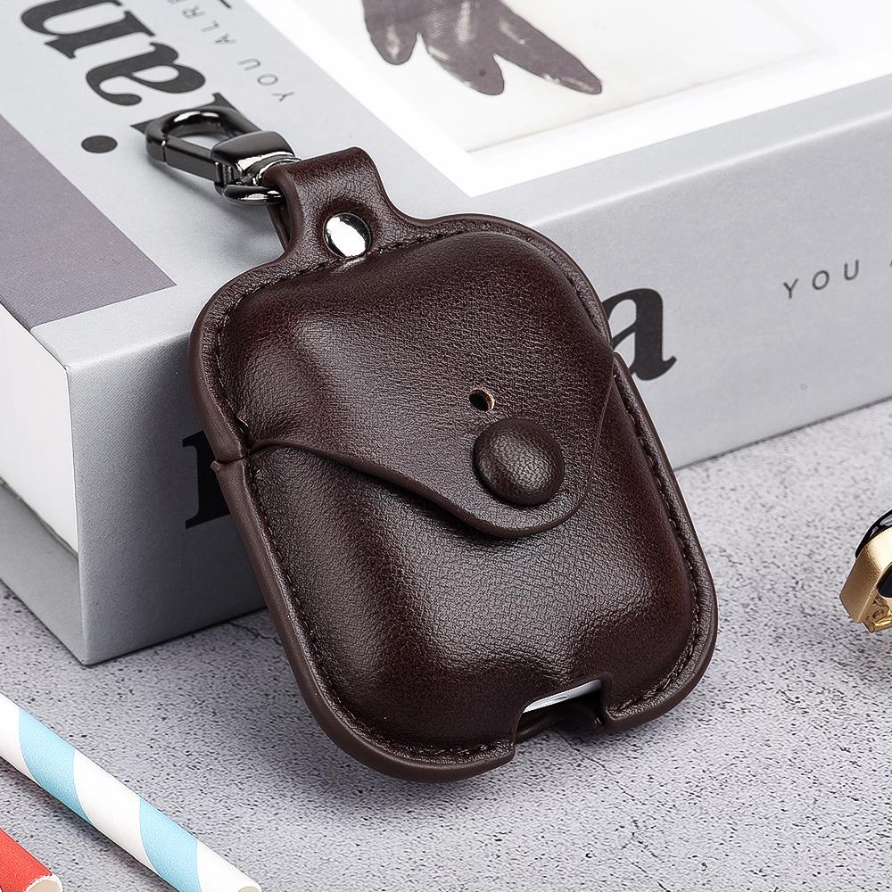 Для Airpods Pro 2 кожаный чехол для Apple Airpods 3 Pro 2 чехол для наушников для Airpods 4 ремешок для зарядного устройства с кнопкой