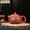 300 мл изысканные чайники из фиолетовой глины Исин, ручная работа, чайник Сиши из сырой руды, глиняный чайник Циншуй, китайский чайный сервиз Цзыша, коллекция, ремесло