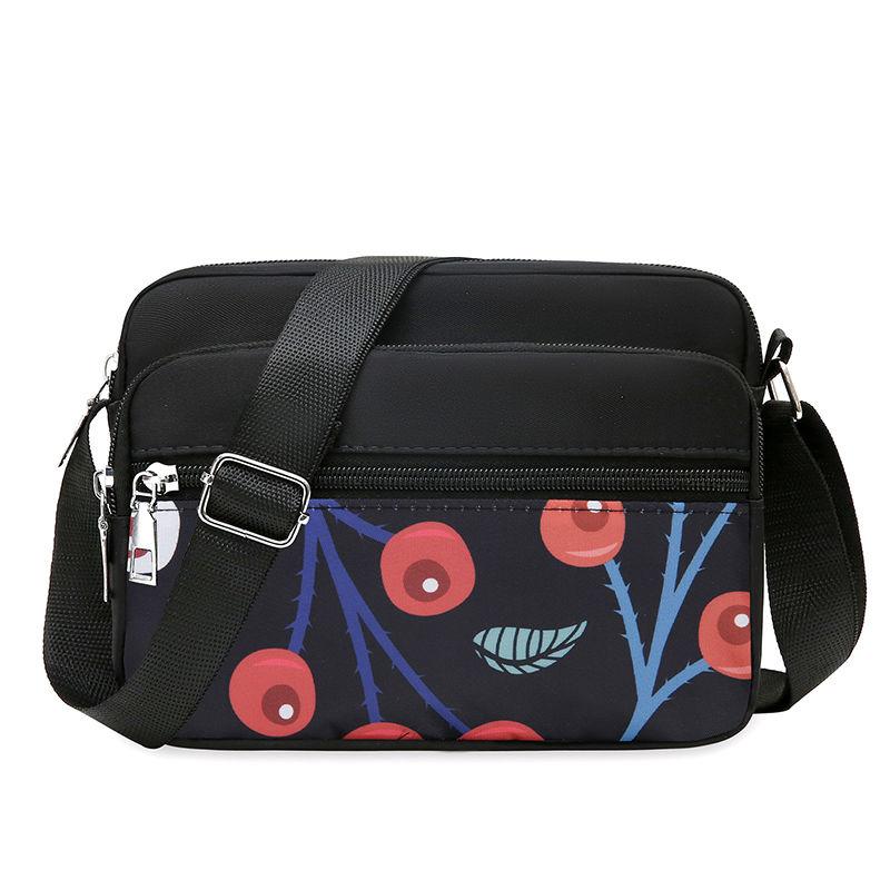 Женская сумка из нейлона для людей среднего и пожилого возраста, сумка через плечо из ткани, многослойная женская сумка для бизнеса