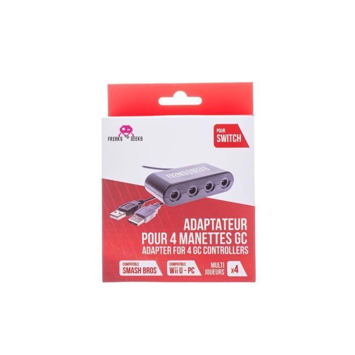 Адаптер для 4 контроллеров Game Cube на SWITCH и Wii U