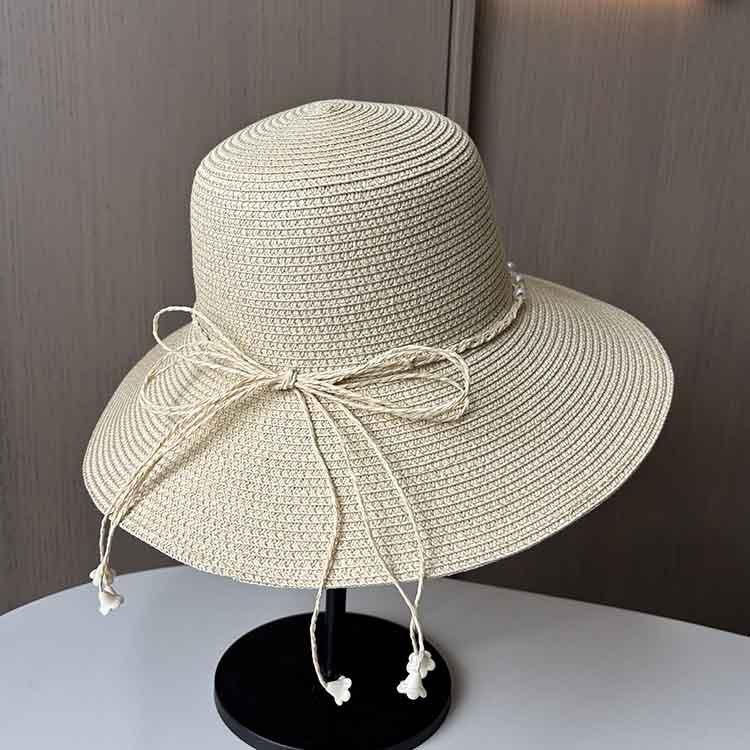 Fashion Straw Hat Women's Summer Vacation Beach Hat Outdoor Large Edge UV Protection Sun Hat