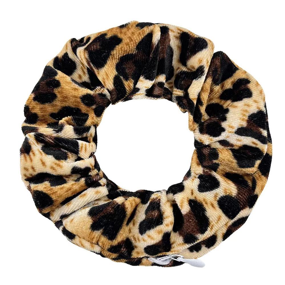 Anti-Theft Scrunchie with Hidden Pocket Elastic Hair Band Trendy Ponytail Holder  Women Girls