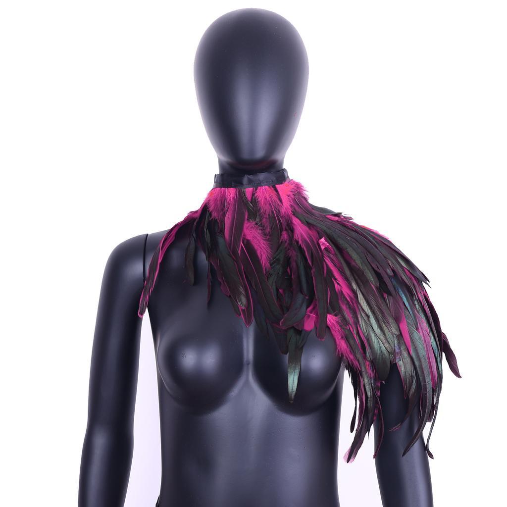 Feather Cape Shawl, Clothing Accessories, Festival Decoration, Carnival Party Decoration, Versatile Shawl for Dances, Halloween Costume