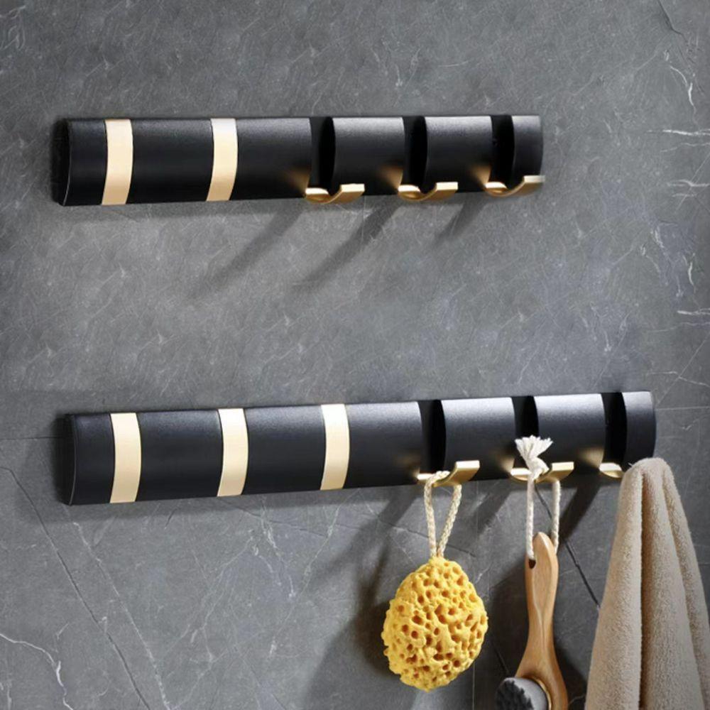 Для ванной комнаты, задняя дверь, установка без гвоздей, настенная вешалка для полотенец, крючки для одежды