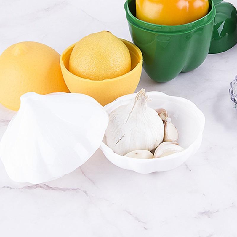 1 шт. Коробка для хранения чеснока, Коробка для хранения фруктов, Герметичная коробка для лука, Чаша для хранения чеснока