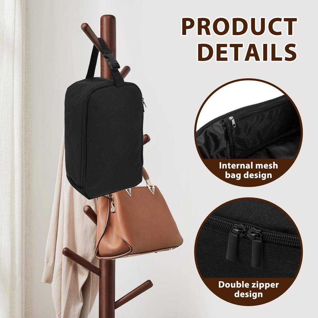 Travel Steamer Bag Portable Handheld Design Steamer Carrying Case Holder Black Iron Case Organizer with Hanging Buckle Strap