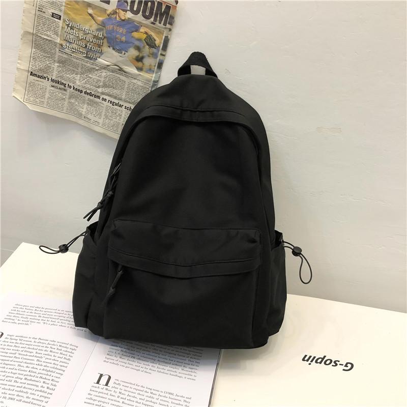 Студенческая однотонная простая сумка через плечо, большая вместимость, дорожная сумка