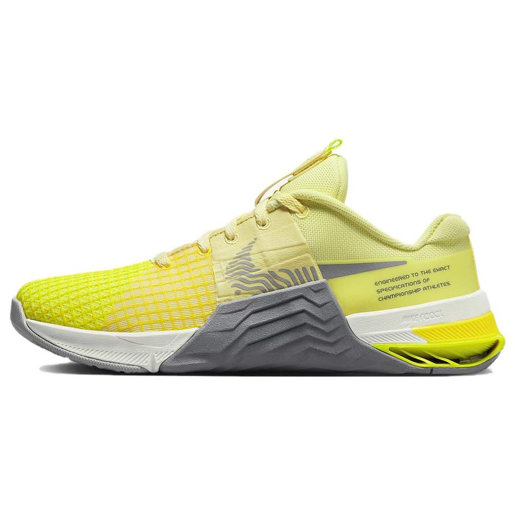 Nike Metcon 8 Citron Tint Cool Grey Women Sneakers Yellow Summit-White Light-Smoke-Grey DO9327-801