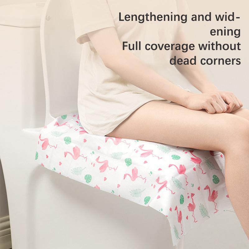 Одноразовые чехлы на сиденья унитаза, 7/10 шт., очень большие водонепроницаемые чехлы на сиденья унитаза для малышей и взрослых, переносные по отдельности