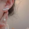 A Pair of Two-wear Pearl Tassel Earrings with High-end Style, Light Luxury and Gentle Style Earrings for Women