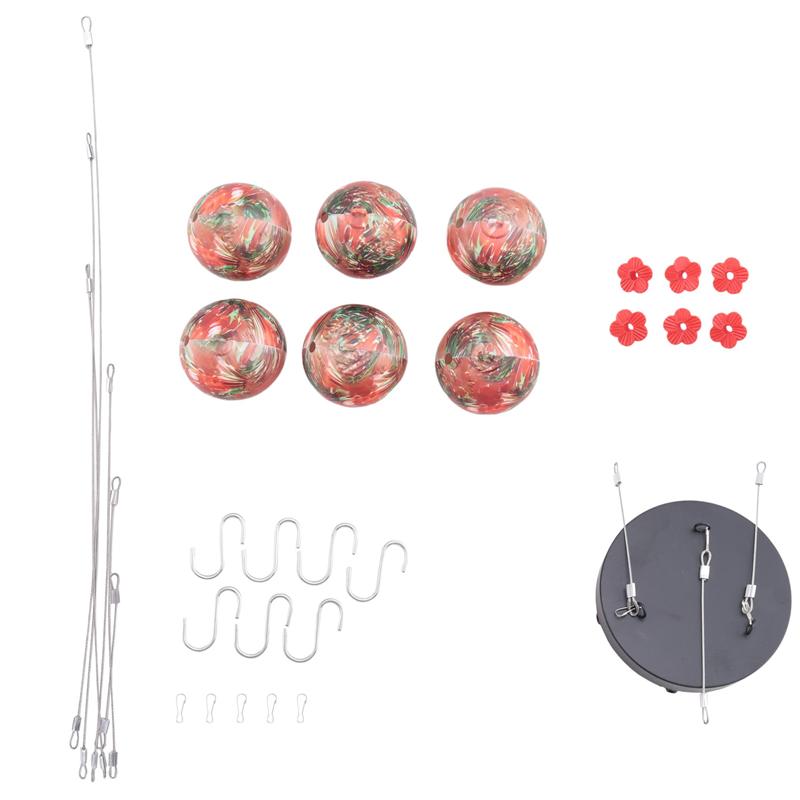 AEE2-New Wind Chime Bird Feeder Garden Decor Outdoor, Bird Feeder With Hanging And Window Connection
