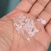 200Pcs 16*8Mm Acrylic Clear Jewelry Bails Diy Crafting Charm Hooks For Cabochons