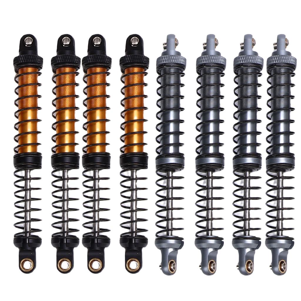 4pcs 110mm RC Shock Absorber Damper Dual Stage Spring Shocks for 1/10 RC Crawler Car Upgrade Parts