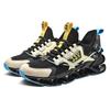 Папины кроссовки мужские осенние новые светящиеся кроссовки на лезвии большого размера модные спортивные кроссовки для бега из сетки с плетением 'муха'
