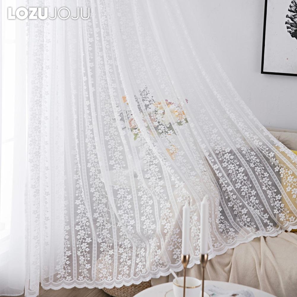 1 шт. LOZUJOJU 10-20% светоблокирующая французская кружевная основа трикотажная прозрачная занавеска для гостиной спальни балкона домашний декор
