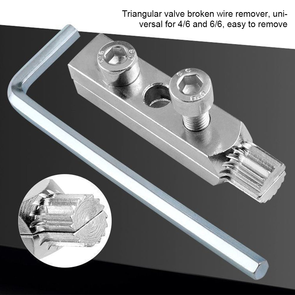 Угловые вентили смесителя Набор экстракторов сломанных проводов Экстрактор поврежденных винтов Съемник Универсальный угловой вентиль Экстрактор сорванных винтов