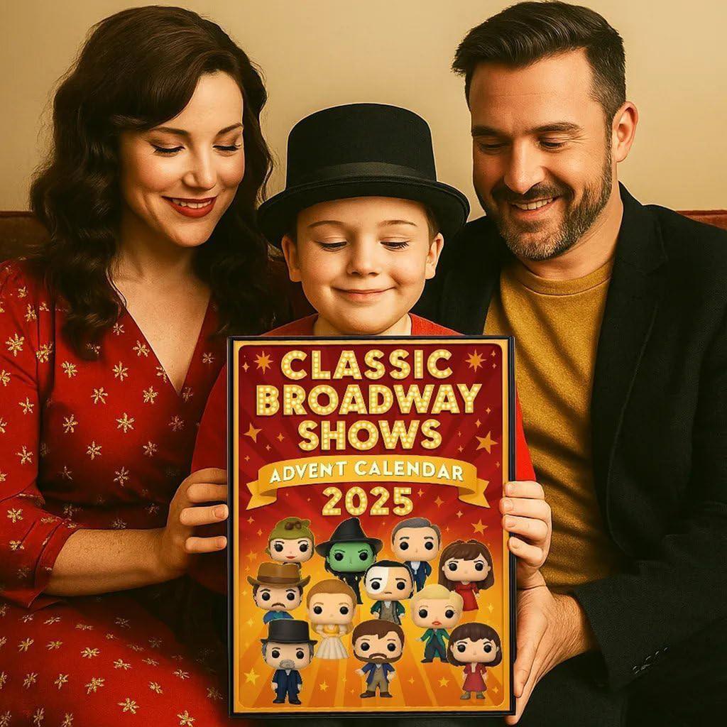 2025 Classic Broadway Shows Advent Calendars 2D Flat Figure Christmas Halloween Countdown Calendar Holiday Gifts Collectibles Fo