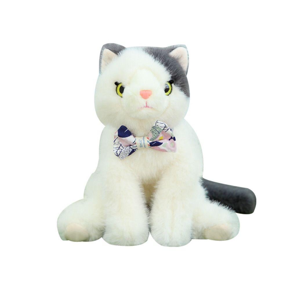 Fluffy Realistic Plush Cat Toys Soft Cat Plush Shoulder Bag Soft Cat Stuffed Toy Children Girl