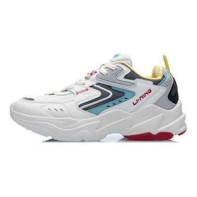 Кроссовки женские Li Ning Space Classic Shock Absorbing Low Top White Grey AGCR332-5