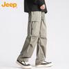 Jeep Men's Spring Autumn Loose Straight Fit Cargo Pants