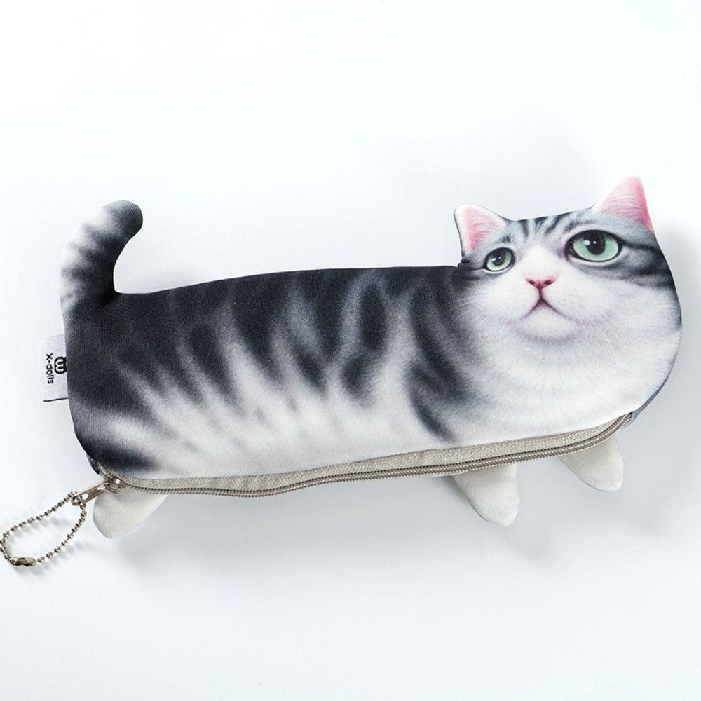 Funny Large Capacity Learning Office Supplies Pen Storage Stationery Bag Pencil Case Pen Bag