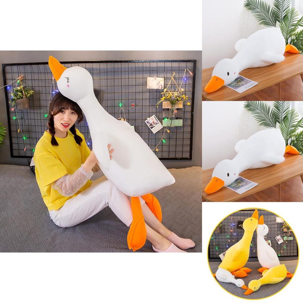 Premium Material Yellow/white Duck Goose Plush Stuffed Toy Softest Feel Guaranteed!