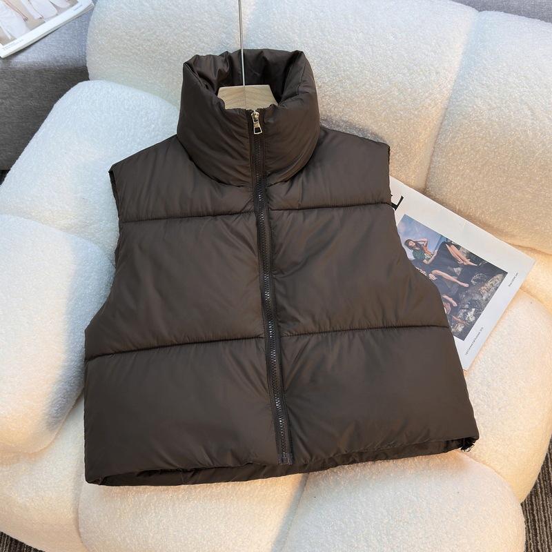 Cotton Vest Autumn and Winter Women's Cotton Vest Vest Short Sleeveless Cotton Vest Women