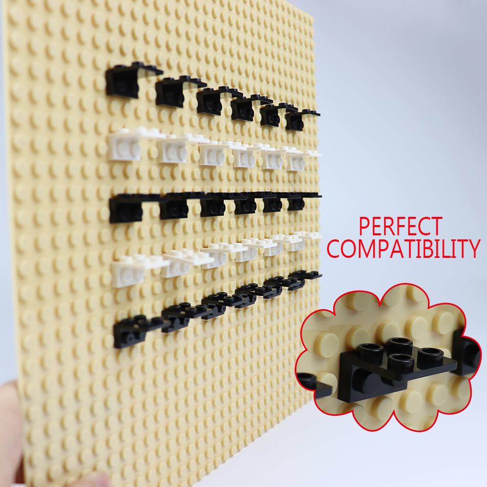 50 шт. 2X2 точки фигурки подставка основание держатель настенный дисплей DIY MOC витрина кронштейн строительные блоки детали номер 3956 детские игрушки