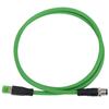 к RJ45 патч-корд 4Pin сетевой кабель для промышленных приложений Ethernet IP67 водонепроницаемый