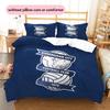 Birmingham City Pattern Bedding Quilt Set  Home Decoration  Gift (1 * duvet cover + 2 * pillowcase  without core)