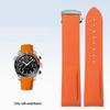20 мм 22 мм изогнутый конец резиновый ремешок для часов цепь для Omega 300 SEAMASTER 600 PLANET OCEAN Seiko SKX силиконовый ремешок аксессуары для часов
