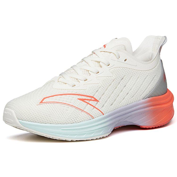 Anta MACH 1.0 Sports Breathable Low top Running Shoes Women's Ivory White 122215566-3