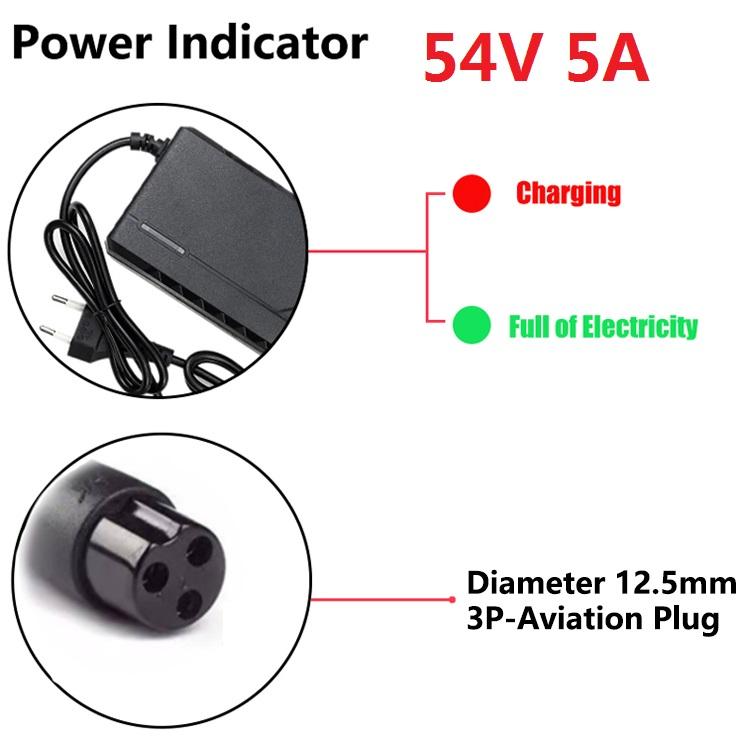 36V/48V/60V/72V 5A/3A/2A Car Charger Li-ion Battery Electric Bike Charger 42V/54.6V/67.2V/84V 5A/3A/2A Electric Scooter E-Bike Charger