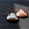 Fashion Lover Chain Jewelry Heart Shaped Pendant Photo Picture Locket Necklace