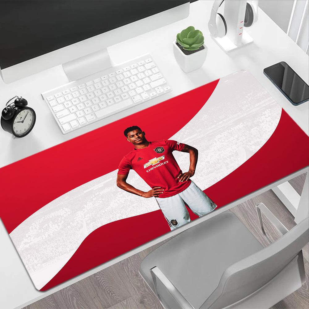 Man Player Celebration Large Mouse Pad Desk Mouse Pad Computer Desk Keyboard Mat Non-Slip Rubber Base Perfect for Office Laptop Gaming Setup