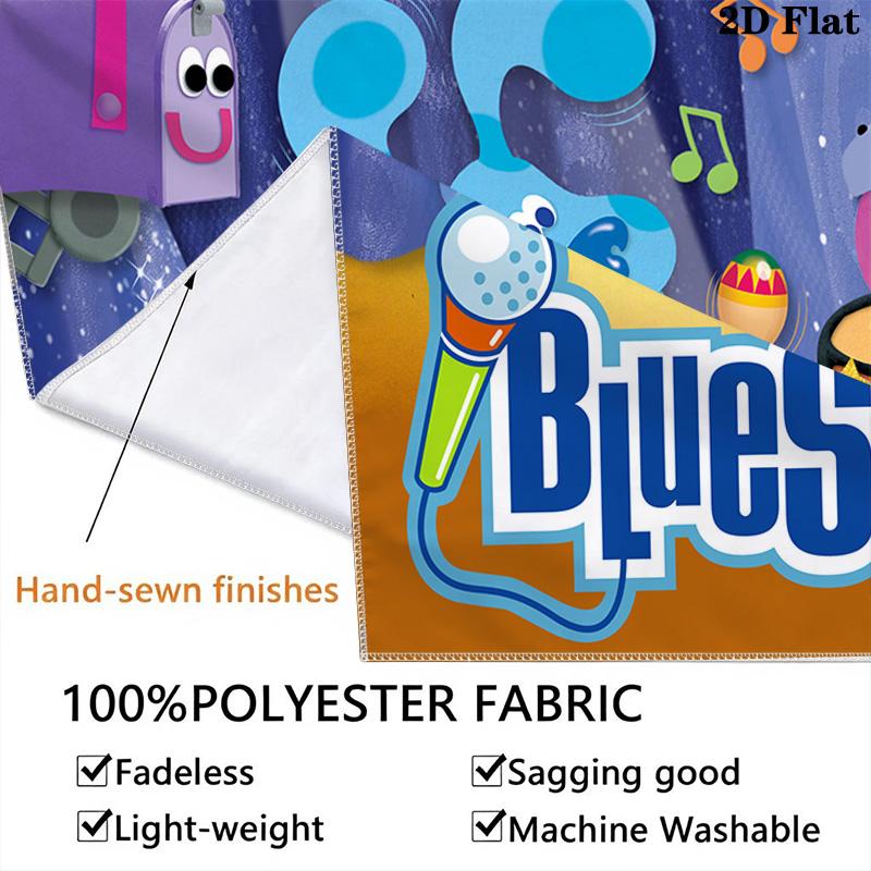 Cartoon Blues Clues Pattern Home Decor Tapestry, Wall Hanging, Decorative RV Wall Cloth.XGT0914066