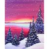 DIY 5D алмазная живопись Снежная сцена Алмазная вышивка Снежные горные пейзажи вышивка крестиком полная круглая дрель домашний декор подарок