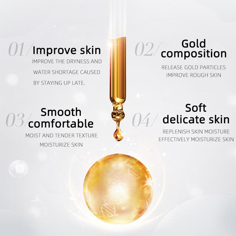 Увлажняющая грязевая маска с гиалуроновой кислотой и 24-каратным золотом для восстановления и омоложения кожи