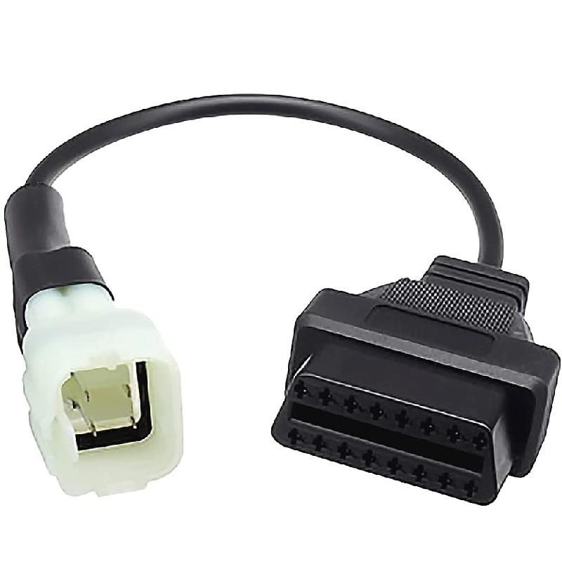 OBD2 Connector For KTM Motorcycle Motobike For KTM 6 Pin To 16 Pin Adapter For OBD2 Diagnostic Tools Moto OBD 2 Extension Cable