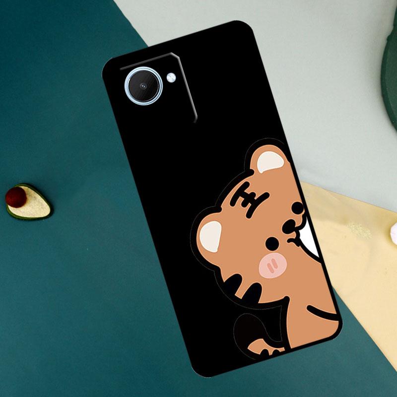 Смешные Животные Кошки Собака Тигр Пара Для Realme C55 C71 C75 C67 C63 C51 C61 C53 C35 C65 11 12 13 14 15 Pro Plus GT6 GT7 Pro Чехол