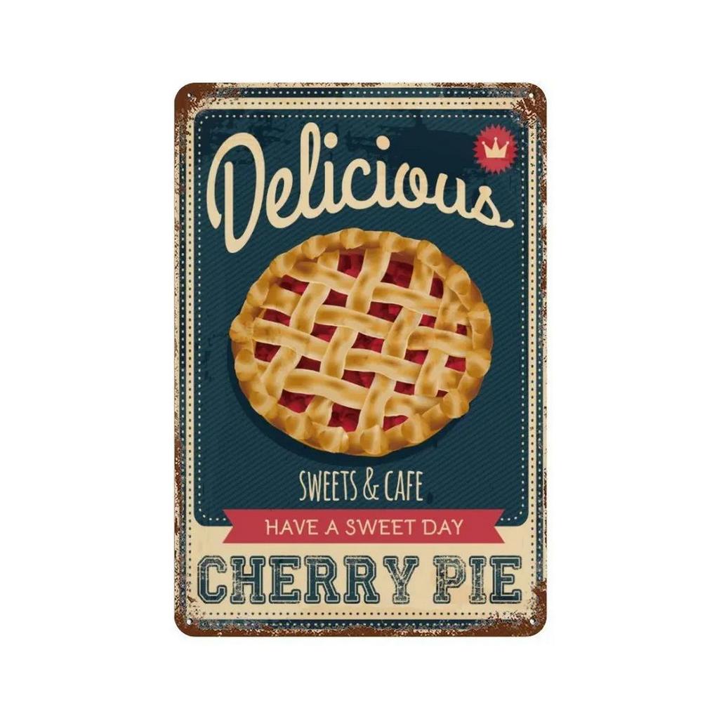 Конфеты Печенье Металлические Жестяные Таблички Настенное Украшение Табличка Винтажный Арт Постер Жестяная Картина для Мужской Пещеры Дома Кафе Сада Клуба Бара