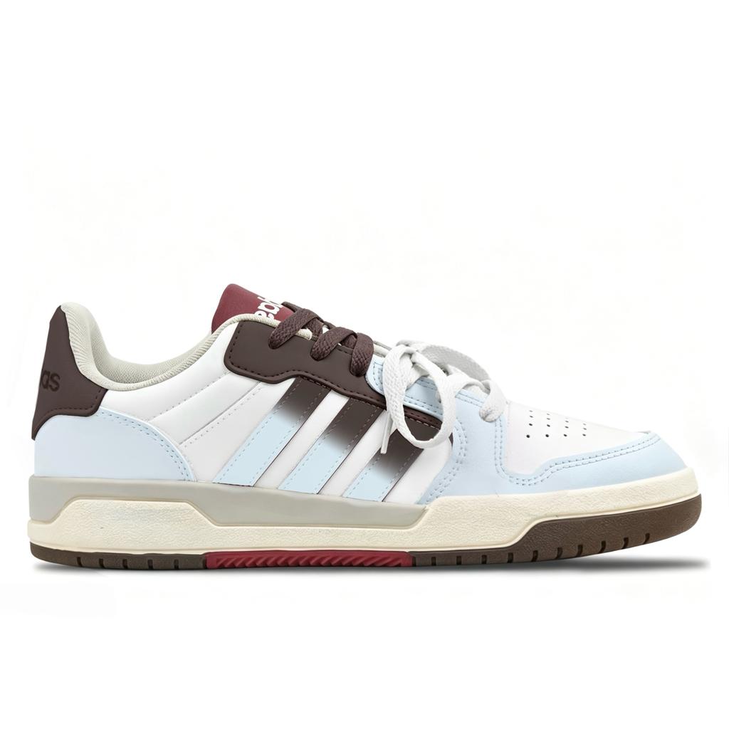 Adidas ENTRAP Slip Resistant, Abrasion Resistant, Lightweight Low top Skateboard Shoes Unisex White Blue FW3462(Team2264-)