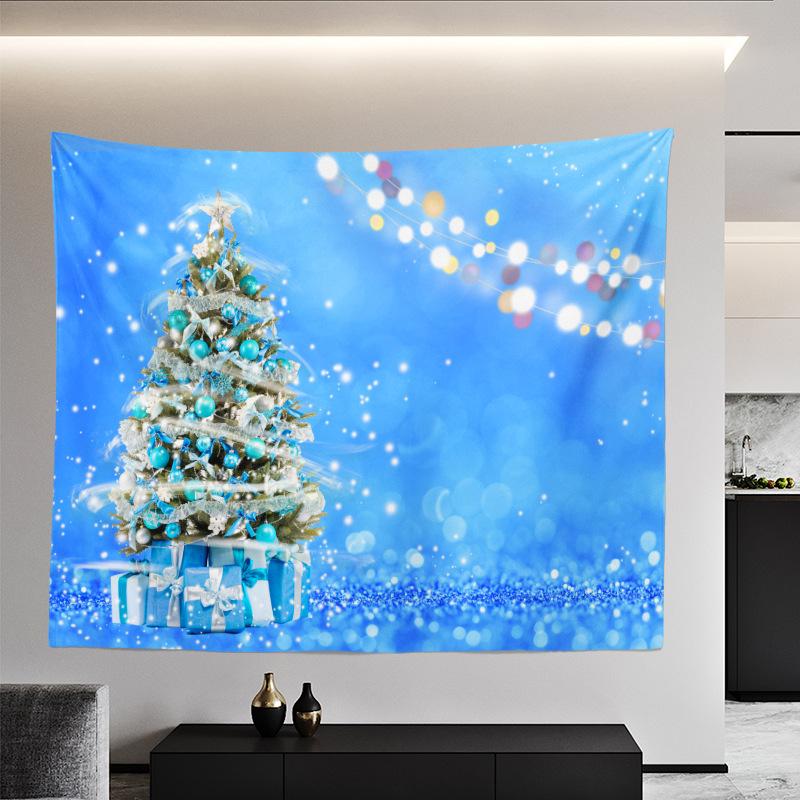 Рождественский гобелен в европейском и американском стиле, макет спальни, фон, тканевое настенное покрытие